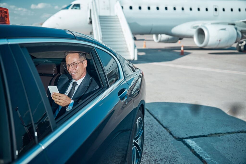 Chauffeur in Aiport